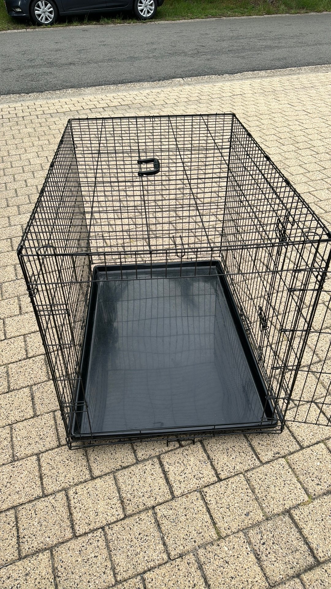 Zwarte bench, Dieren en Toebehoren, Ophalen, Gebruikt