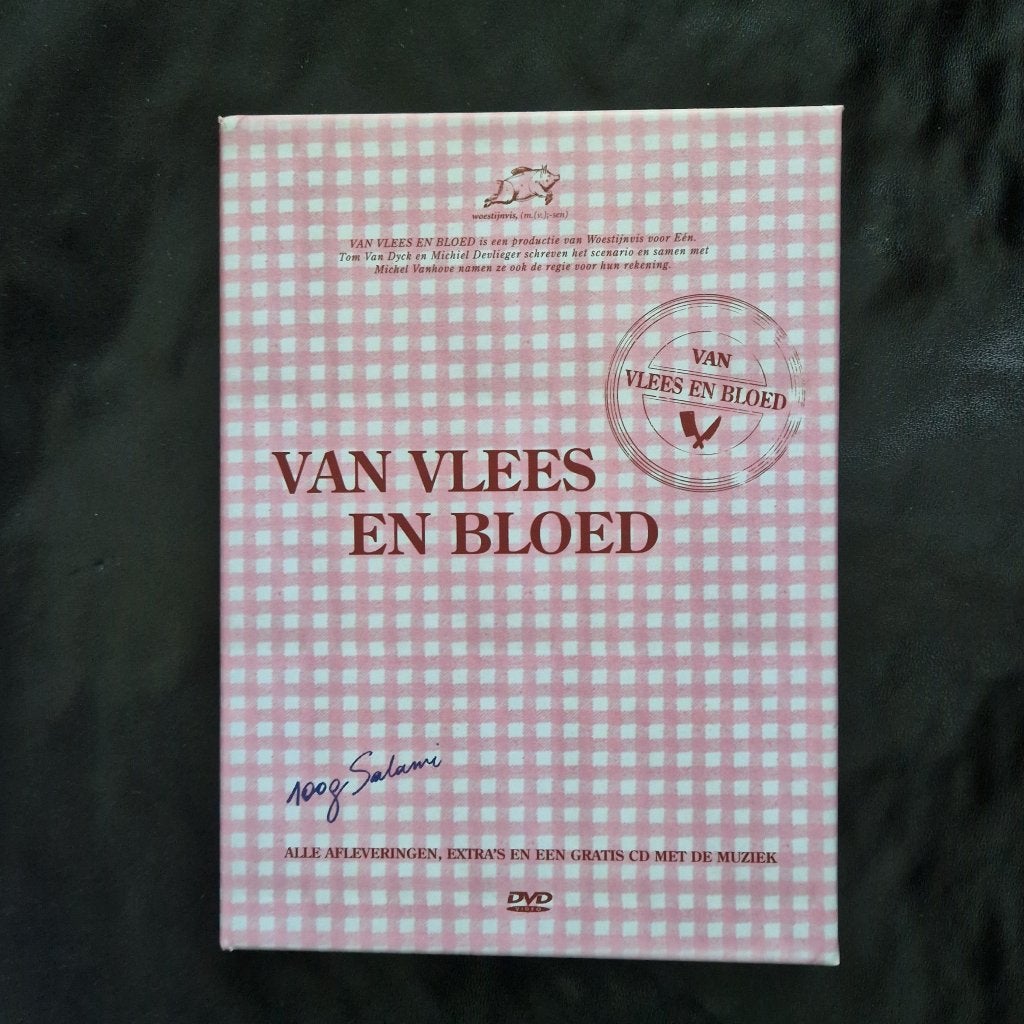 Van Vlees en Bloed - Woestijnvis - 4 DVD, Matériel bonus, Néerlandais, Comme neuf, Néerlandais