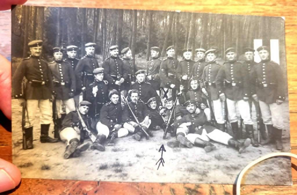 Groepsfoto Duitse militairen - 1910, Verzamelen, Militaria | Algemeen, Ophalen of Verzenden, Landmacht, Foto of Poster