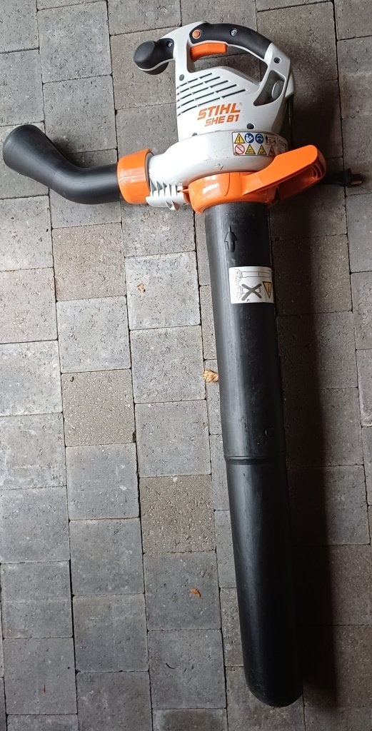 bladzuiger/ -blazer, Tuin en Terras, Bladblazers, Ophalen, Zo goed als nieuw, Stilh, Met opvangzak
