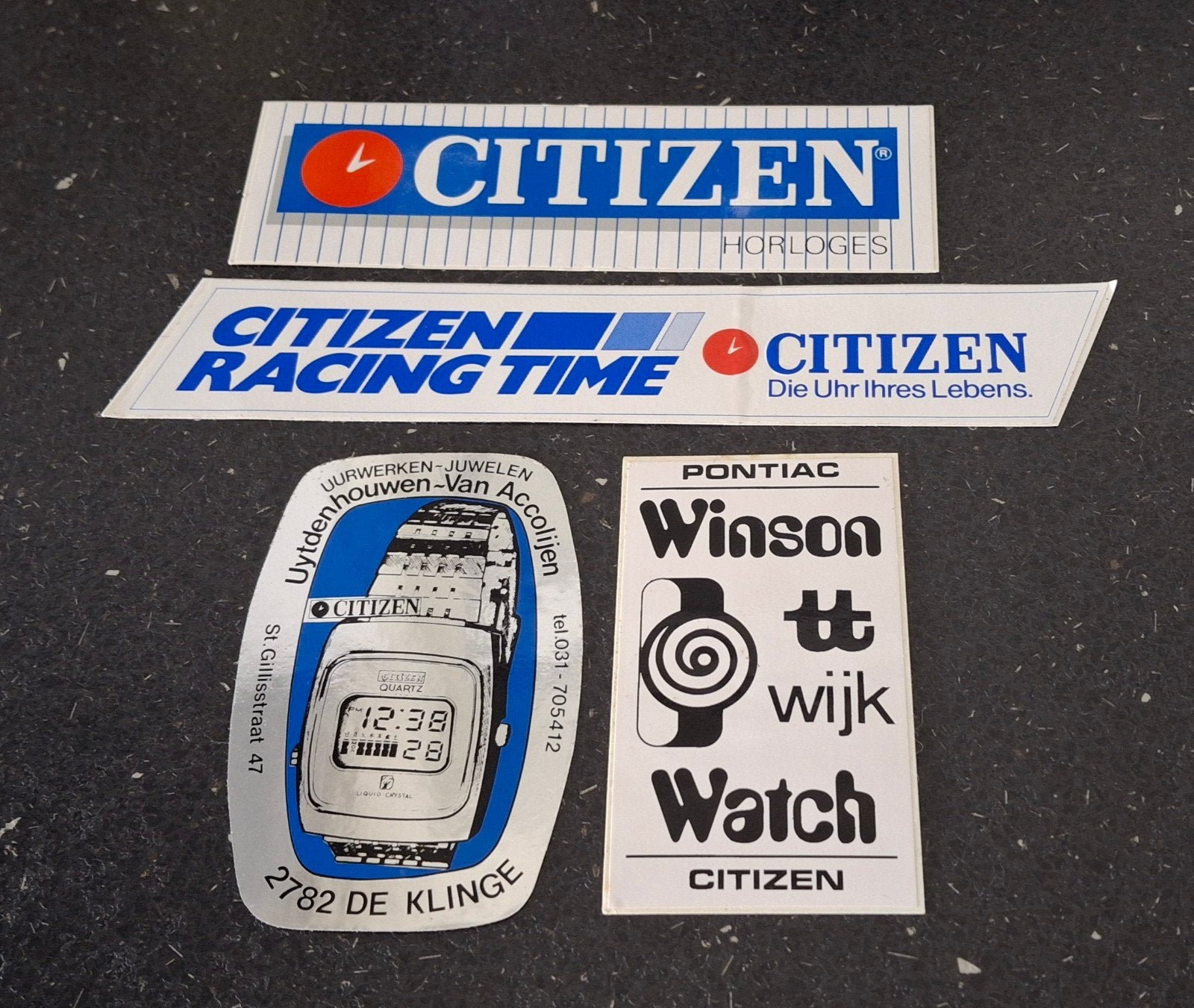 lot de stickers pour montres vintage de la marque Citizen, Enlèvement ou Envoi, Comme neuf, Marque