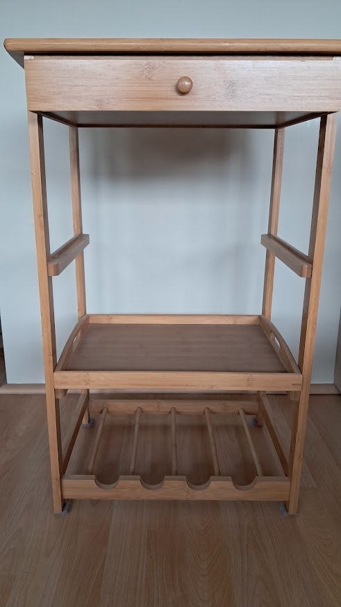Bijzettafel voor keuken, Ophalen, Overige typen, Hout, Zo goed als nieuw