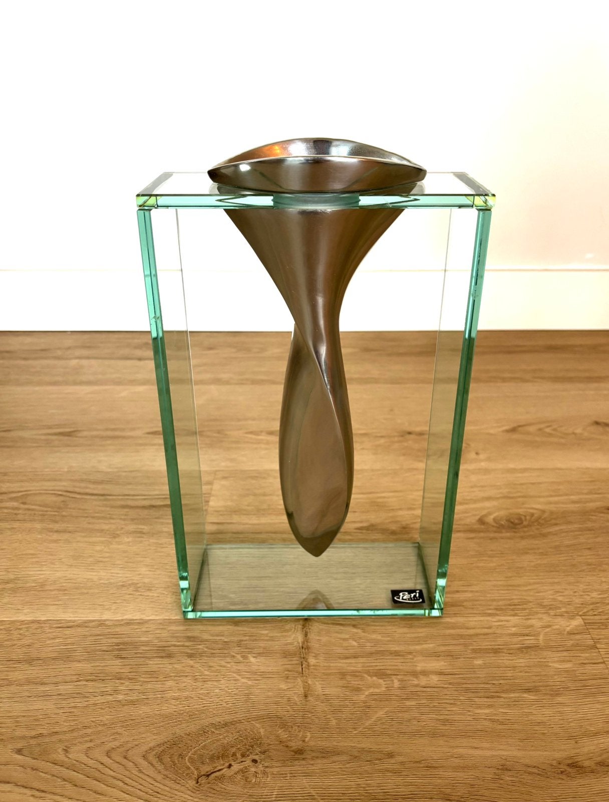 Design Vaas / Object - Peri Glass (34 cm), Ophalen, Zo goed als nieuw, Glas