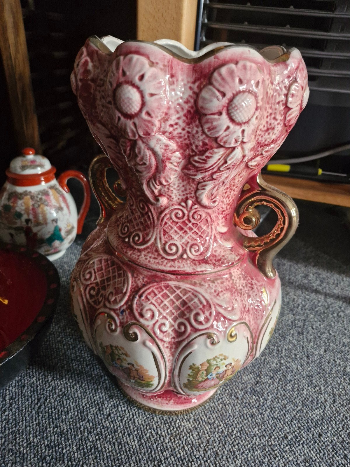 Complete vintage keramiek collectie – vazen, schalen, theepo, Antiek en Kunst, Antiek | Vazen, Ophalen