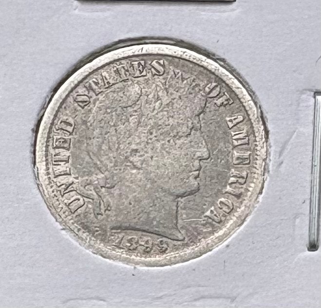 USA Barber Dime 1899 zilver, Postzegels en Munten, Ophalen of Verzenden, Zilver
