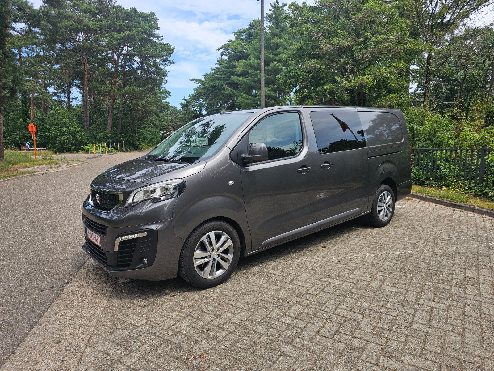 Peugeot Expert 2.0HDI Aut L3 Dubbel Cabine Btw, Auto's, Bestelwagens en Lichte vracht, Particulier, 360° camera, ABS, Achteruitrijcamera