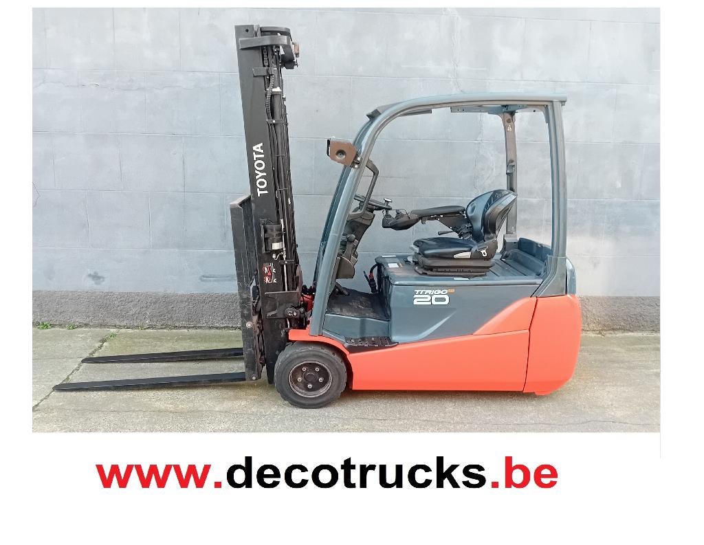 heftruck Toyota 2 ton electrisch, Zakelijke goederen, Kantoor en Winkelinrichting | Magazijn, Stelling en Opslag, Ophalen