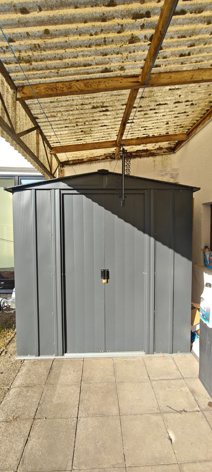 Metalen tuinberging Spacemaker, Ophalen