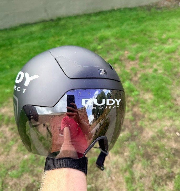 Helm Rudy Project Tijdrit Triatlon S-M, Fietsen en Brommers, Fietsaccessoires | Fietshelmen, Ophalen of Verzenden, Gebruikt, S