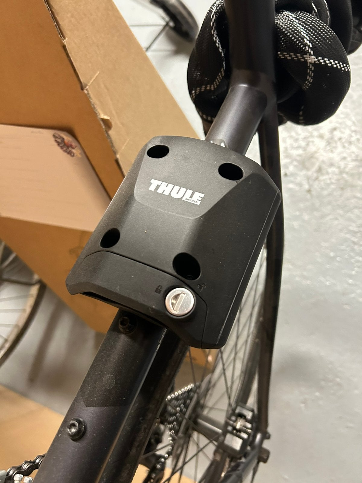Kindersoel Thule Yepp Maxi frame mount, Ophalen, Zo goed als nieuw