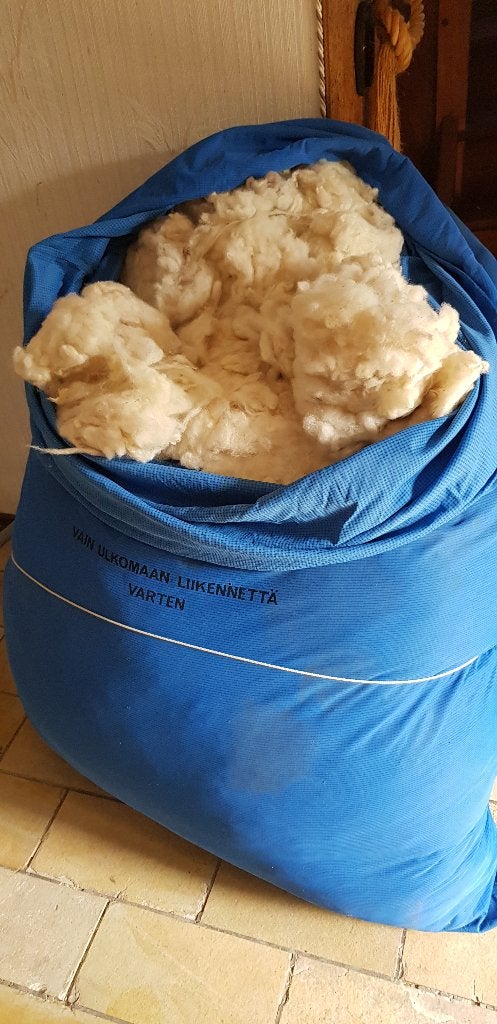 Ballot de laine de mouton, Enlèvement