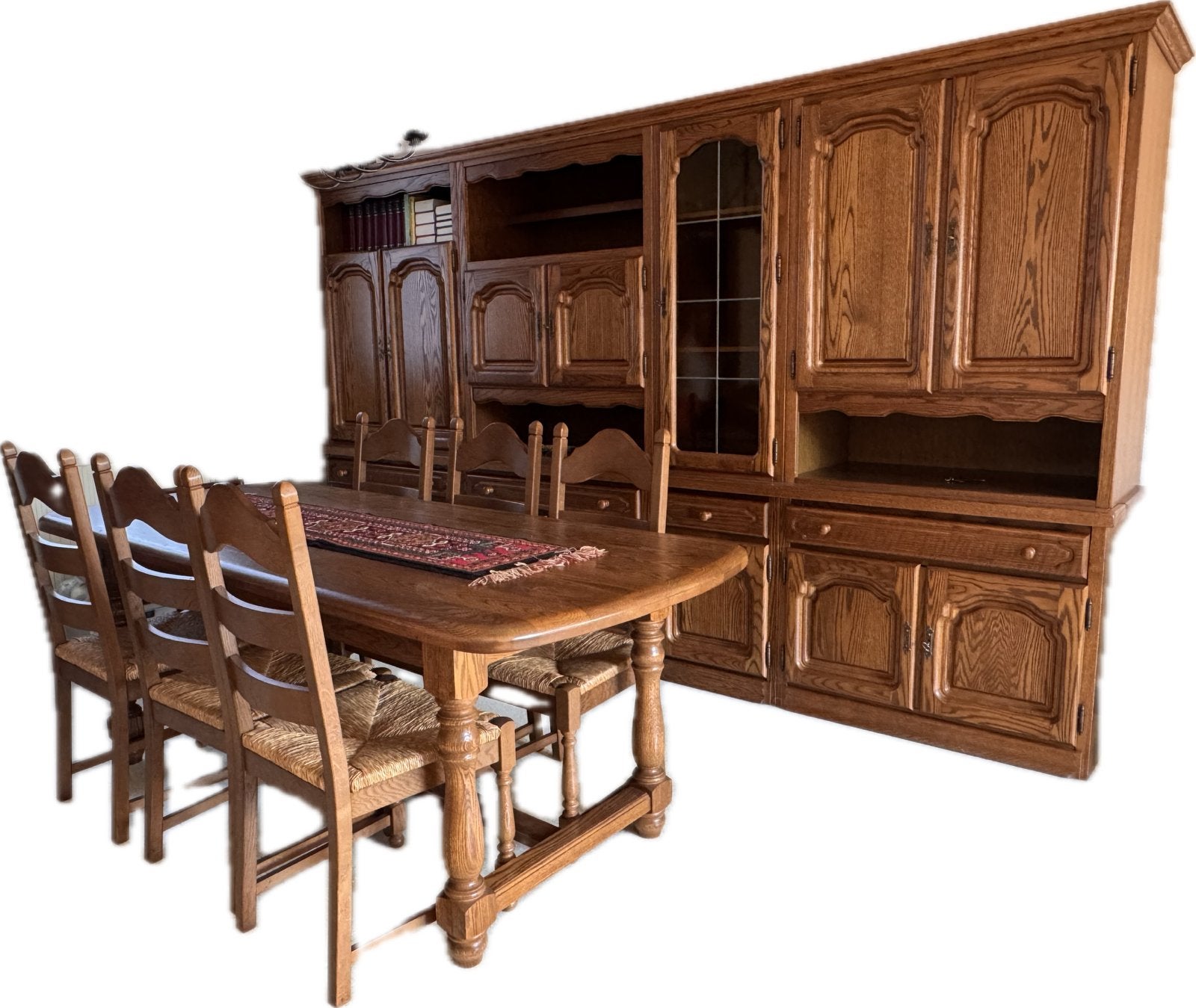 Eiken eetkamer, Huis en Inrichting, Ophalen, Gebruikt
