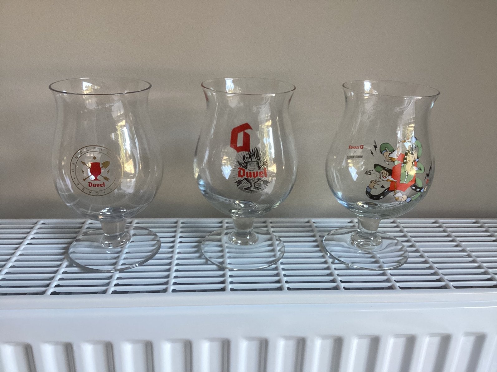 Bierglazen Duvel glas acryl kunstof, Verzamelen, Ophalen of Verzenden, Zo goed als nieuw