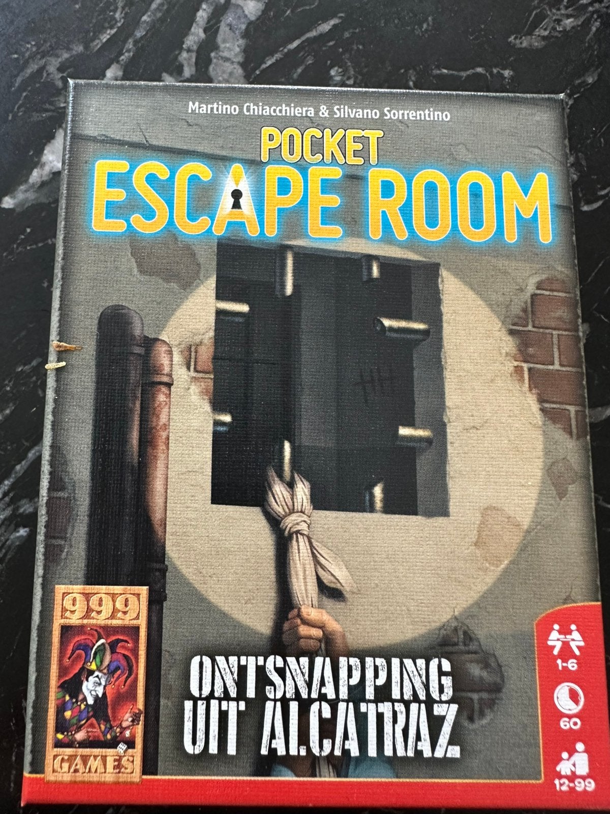 Pocket escape room - ontsnapping uit Alcatraz, Ophalen, Zo goed als nieuw