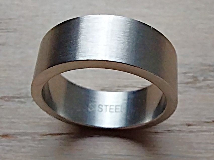 Herenring / Heren Ring - Maat: 12,5 - Diameter: 21,8 mm, Handtassen en Accessoires, Ringen, Heer, Nieuw, Ophalen of Verzenden