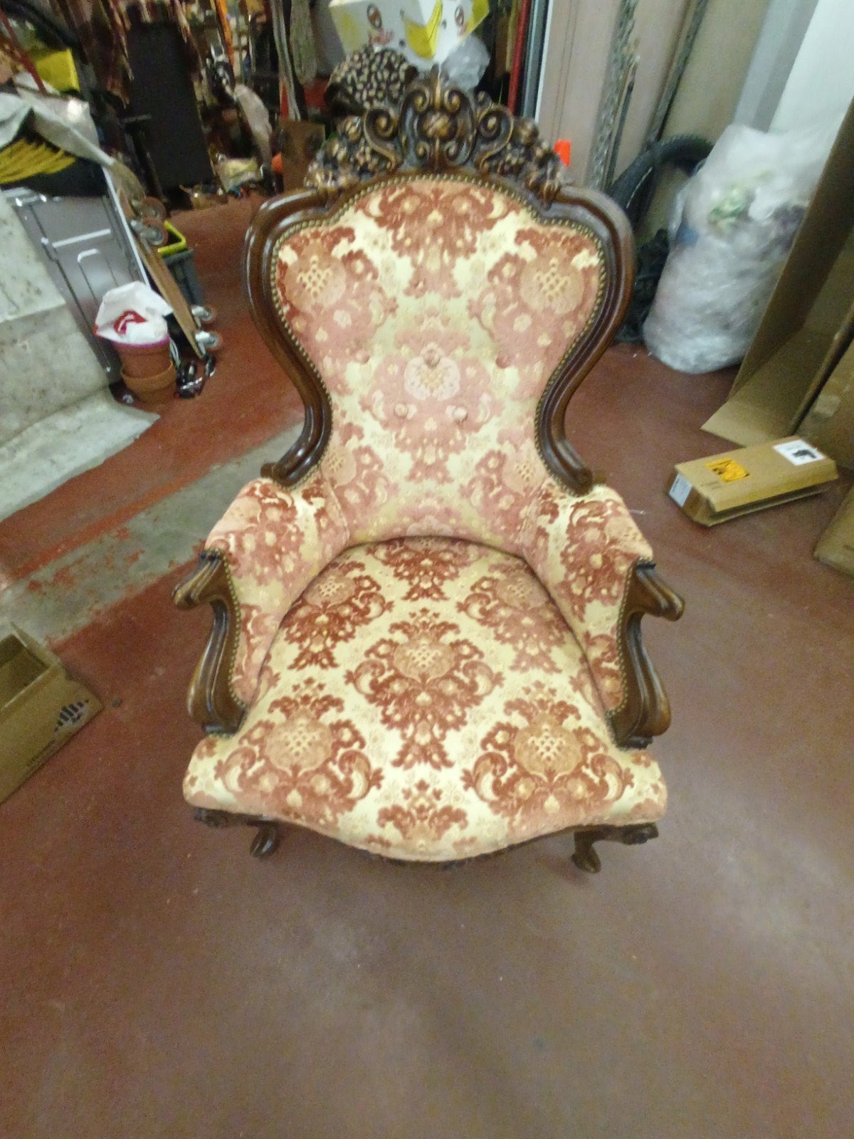 antieke Louis XV zetel  in top, Antiek en Kunst, Ophalen
