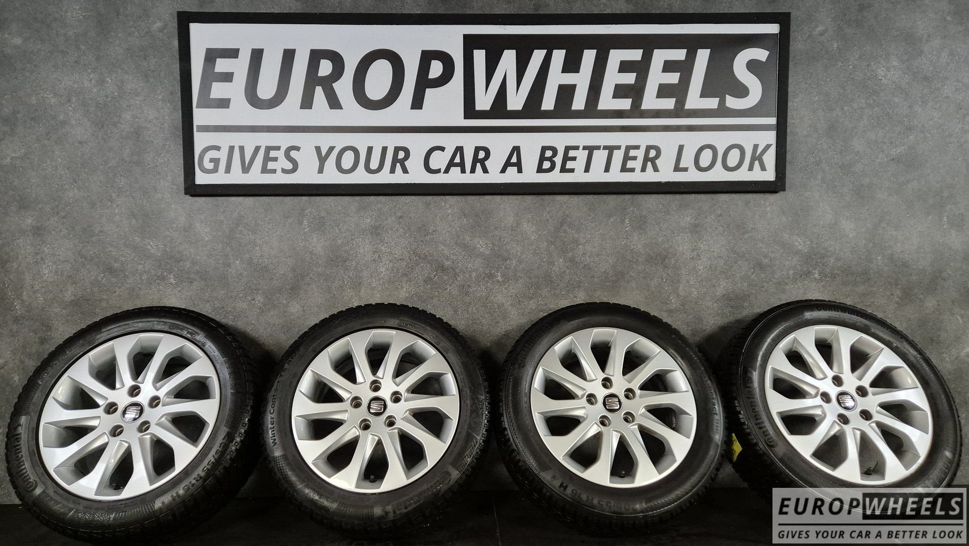 16 inch Seat Leon Audi A3 Golf 7 8 winterbanden velgen, Auto-onderdelen, Banden en Velgen, Gebruikt, -, Banden en Velgen, -