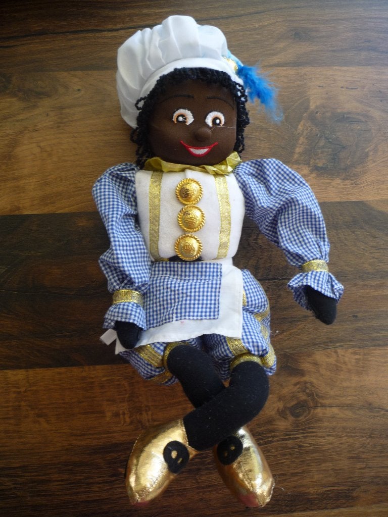 zwarte piet gebruikt als decoratie in bakkerij, Diversen, Sinterklaas, Ophalen of Verzenden, Zo goed als nieuw