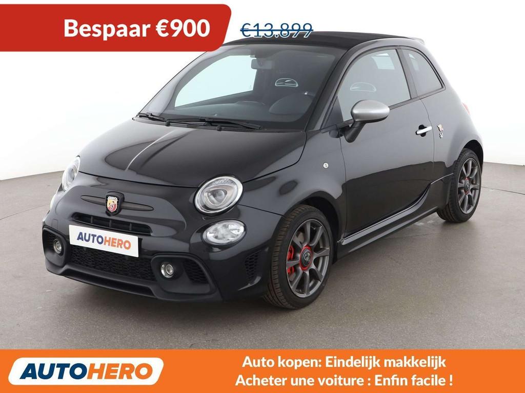 Abarth 595C 1.4 Turbo (bj 2018), Voorwielaandrijving, Stof, Gebruikt, Zwart
