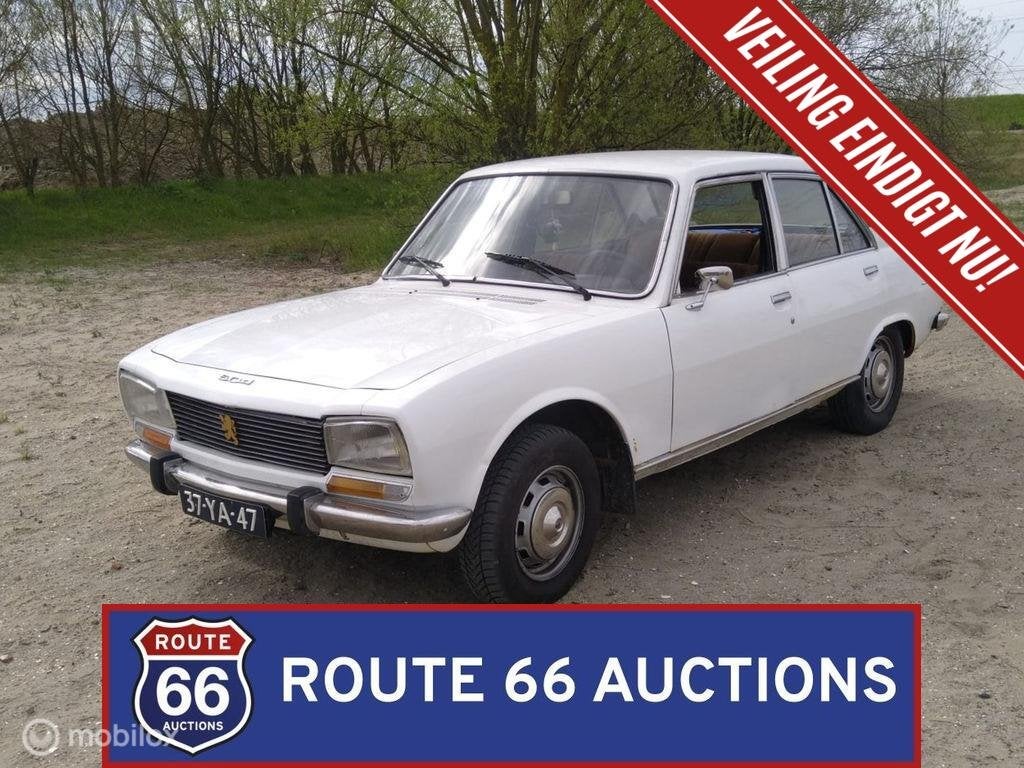 Peugeot 504 GL | 1976 | Route 66 Auctions, Achat, Entreprise, Boîte manuelle, Autre carrosserie
