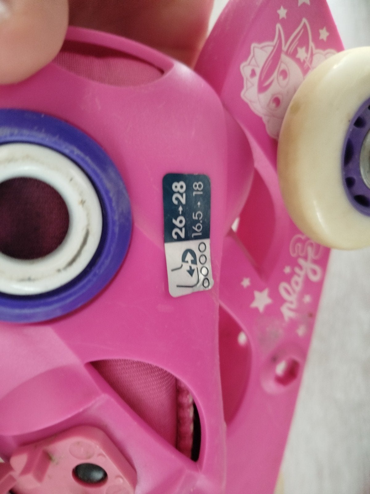 26/28 meisjes rolschaatsen, Kinderen en Baby's, Ophalen