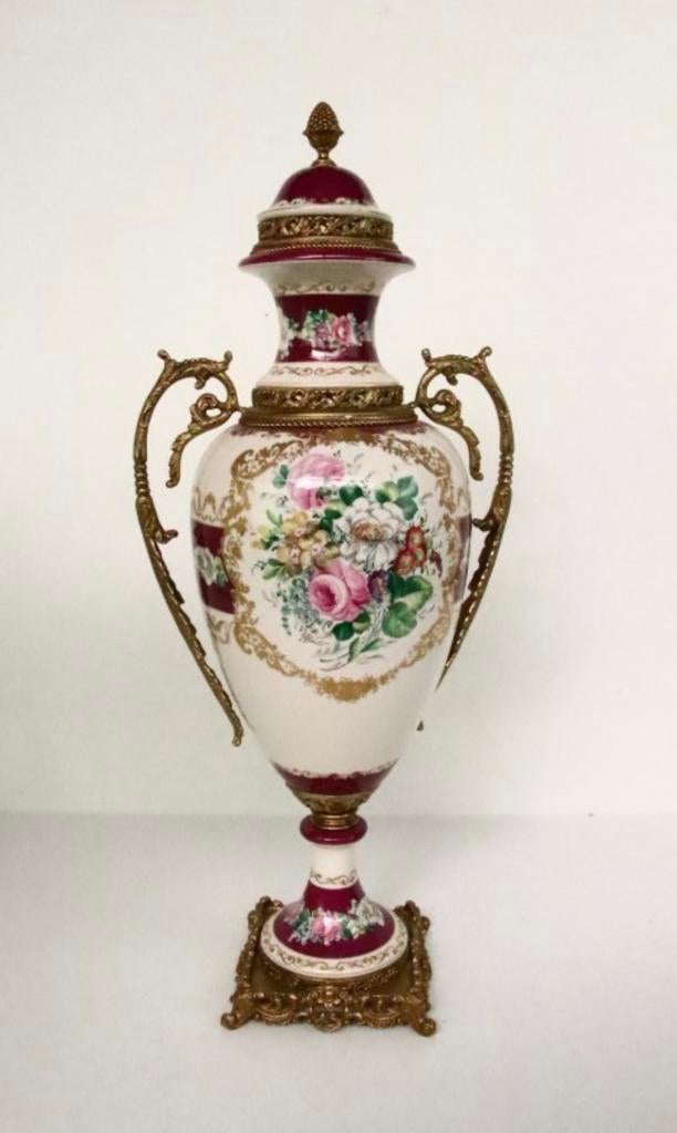 Porseleinen vaas A.C.F Decor de Paris, Antiek en Kunst, Ophalen