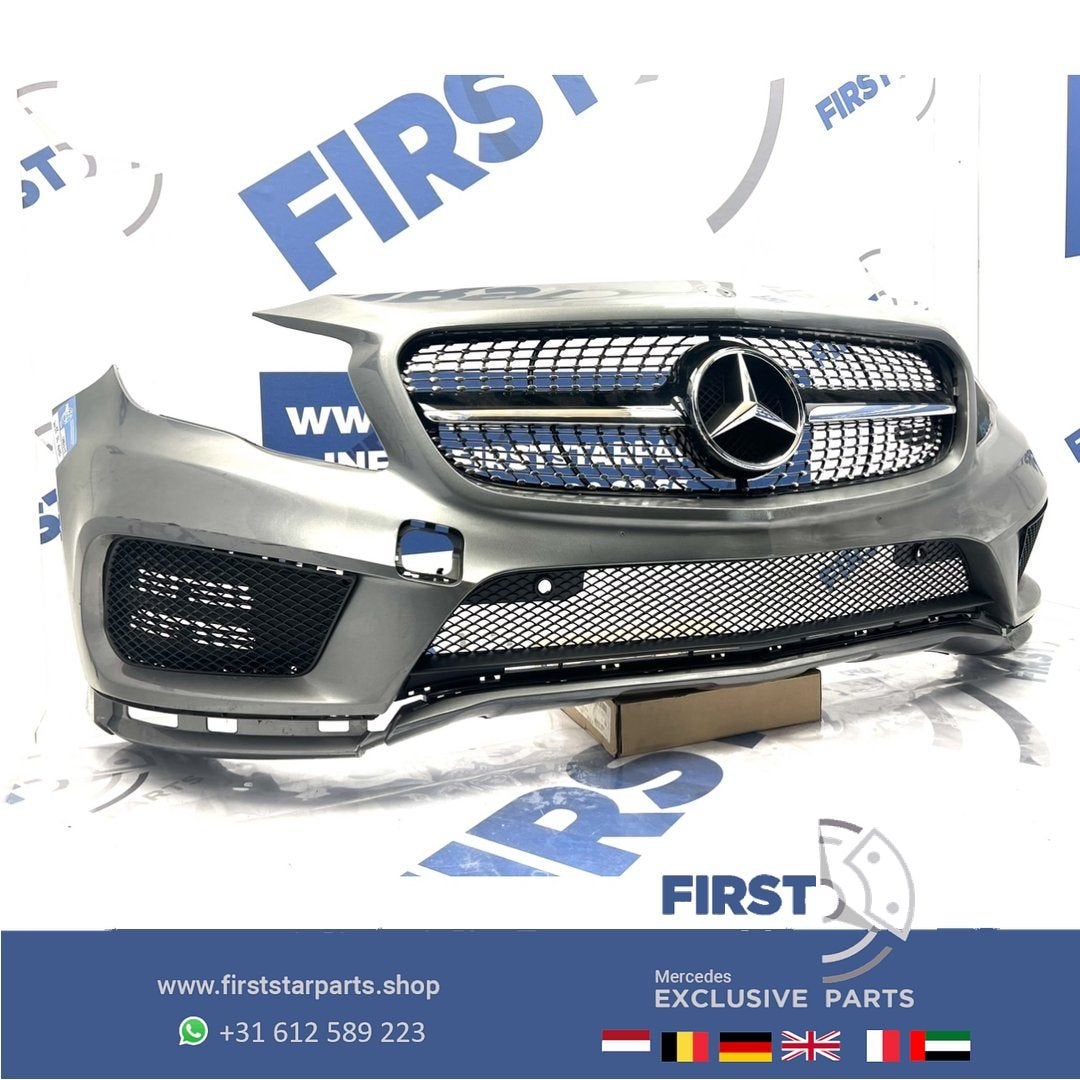 W156 BUMPER X156 GLA AMG VOORBUMPER ZWART WIT GRIJS PRE FACE, Utilisé, -, Avant, -