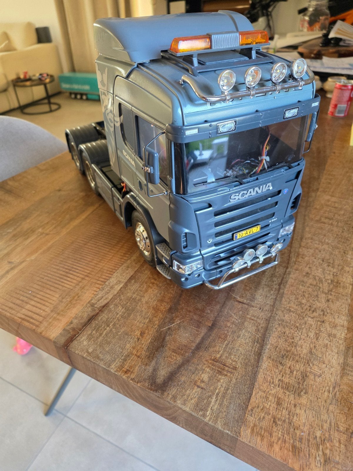 RC SCANIA, Ophalen