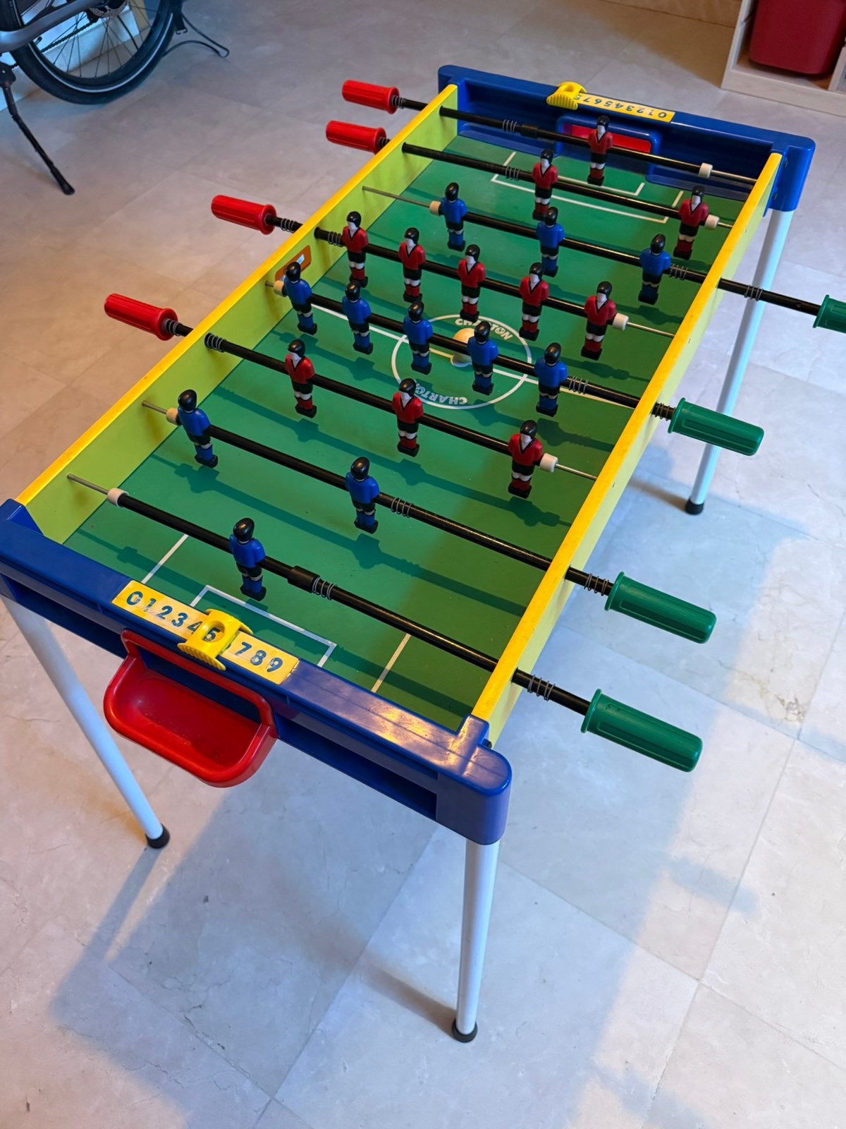 Baby foot, Enlèvement, Utilisé
