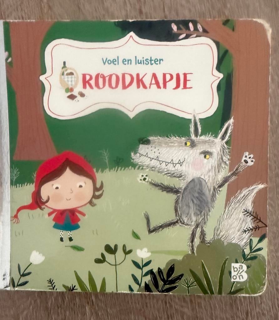 Voel en LUISTERBOEKJE MET GELUID “Roodkapje & de boze wolf”, Boeken, Ophalen, Gelezen