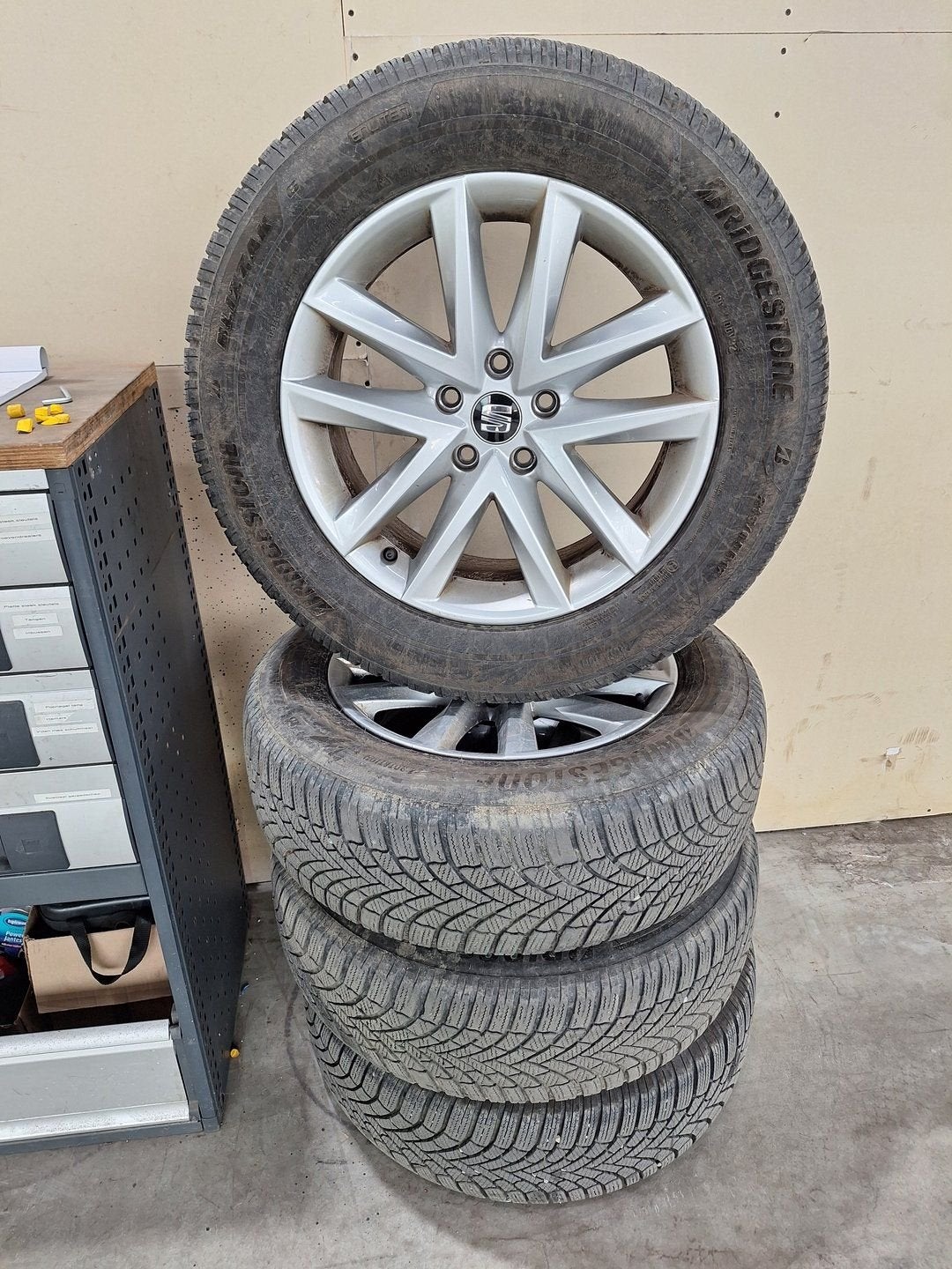 Seat Tarraco Winterset 17 Inch Origineel, Auto-onderdelen, Banden en Velgen, Ophalen, -, -, Banden en Velgen