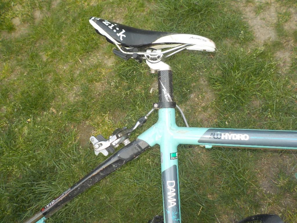 Kader koersfiets Bianchi, Ophalen