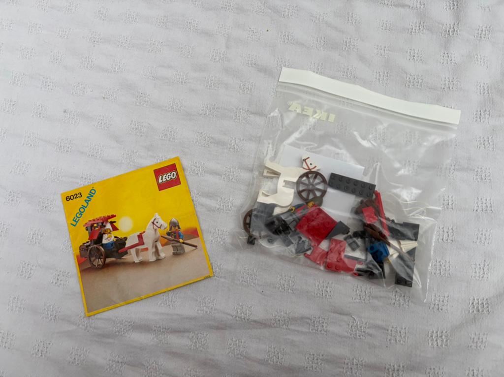Lego 6023 maiden’s cart, Enlèvement ou Envoi, Comme neuf, Complet, Lego
