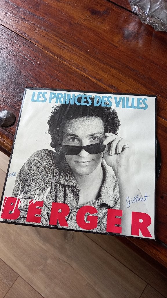 vinyl (45T) michel berger "le prince des villes", Enlèvement, Utilisé, Pop