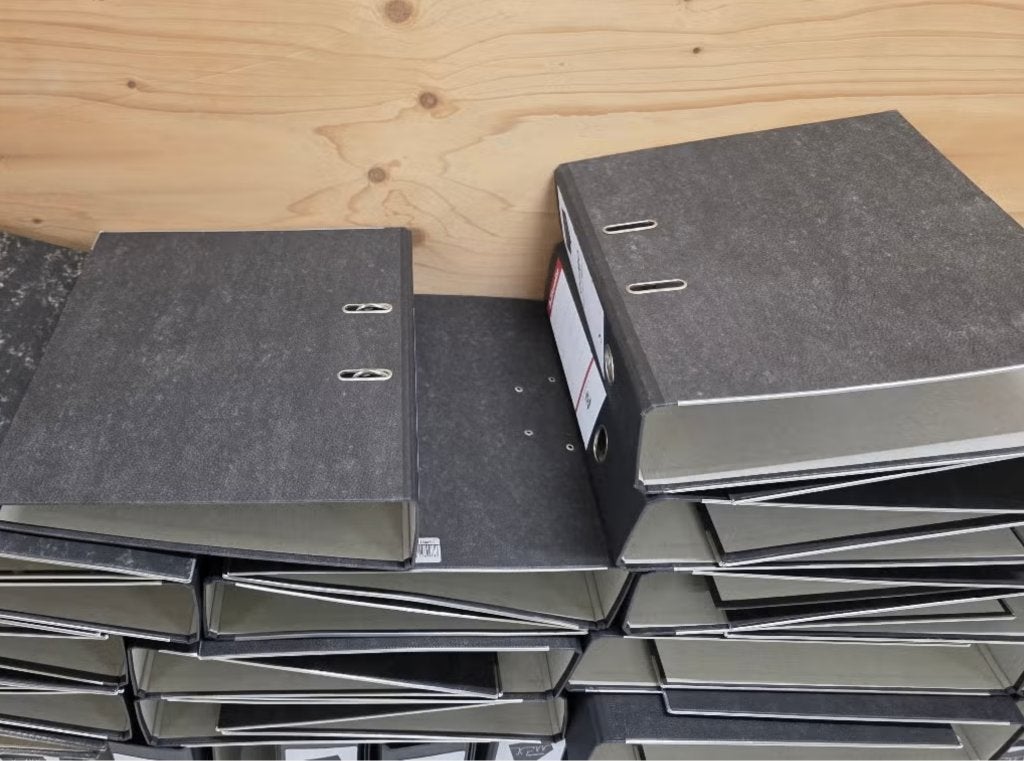 Klasseermappen - 150 stuks - A4 - Zwart, Ophalen, Zo goed als nieuw