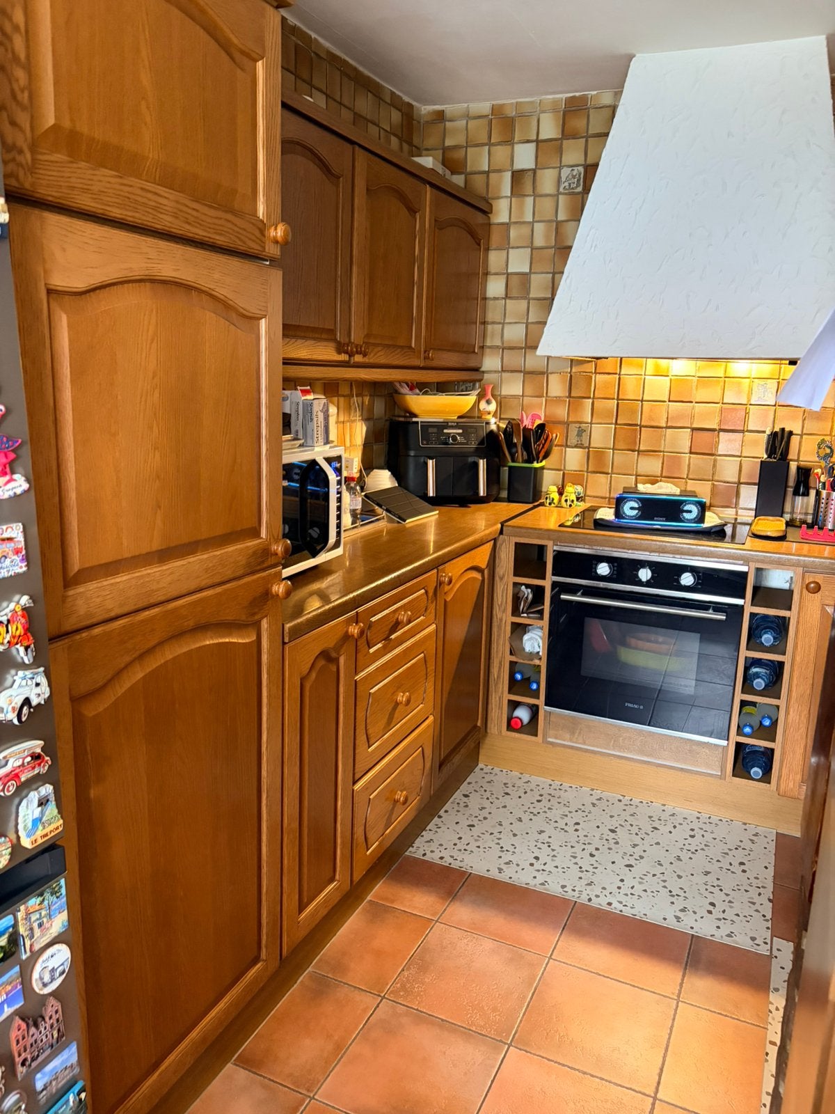 Cuisine équipée, Maison & Meubles, Bois, Brun, Enlèvement, Utilisé