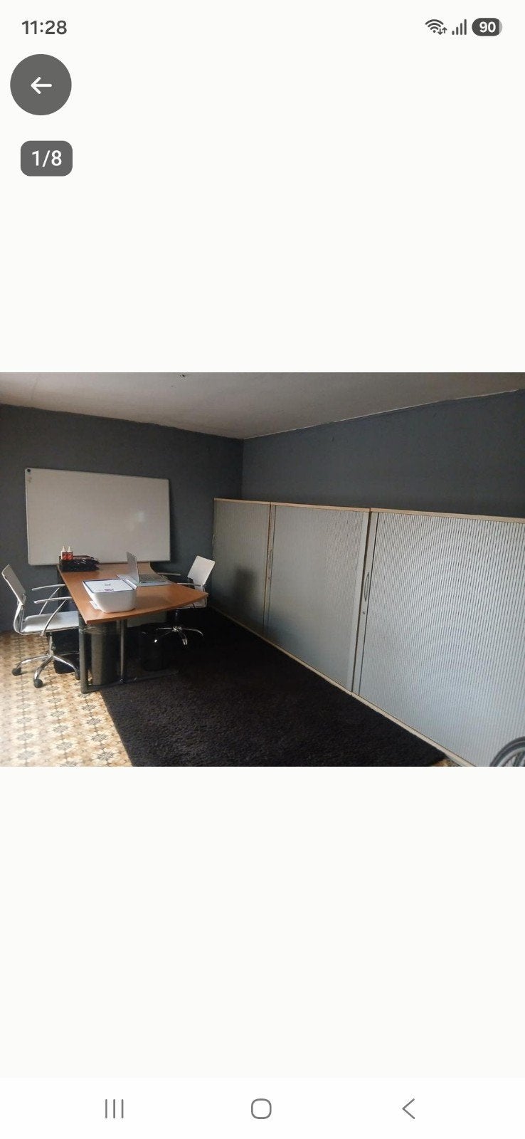 compleet bureau set, Enlèvement