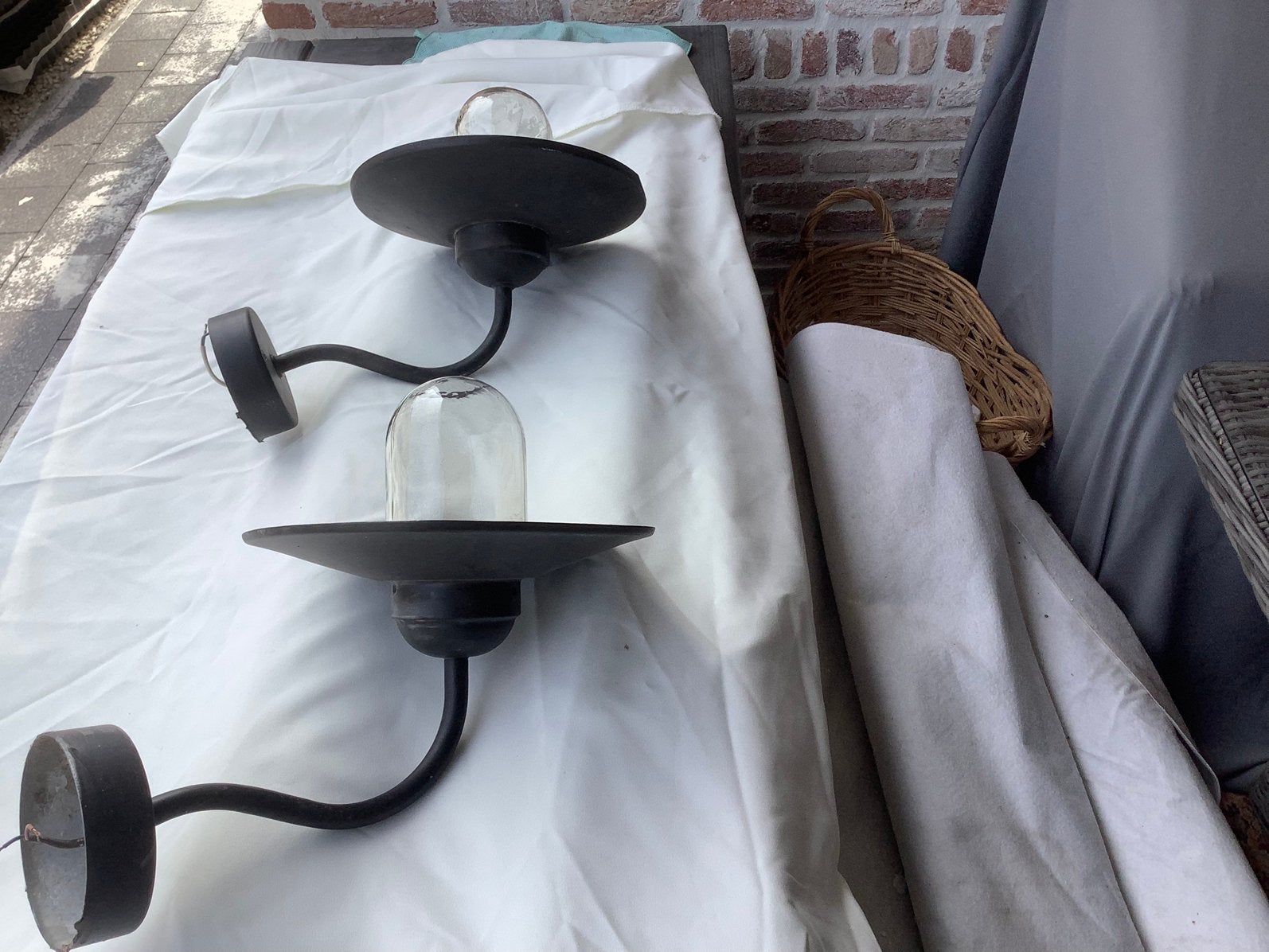 Buitenlamp, Huis en Inrichting, Lampen | Wandlampen, Ophalen, Zo goed als nieuw, Buitenlamp