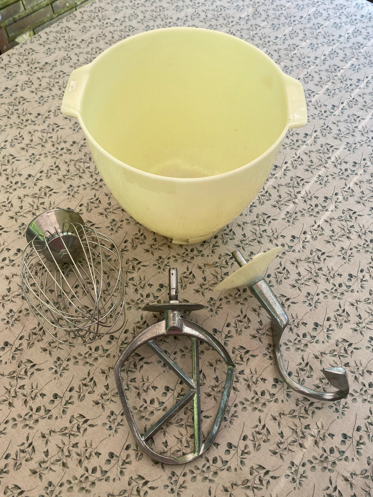 Mengkom en kloppers van oud kenwood model, Ophalen, Gebruikt