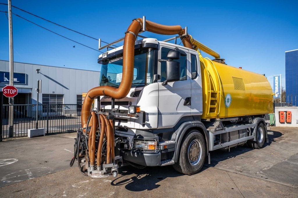 Scania R500 - HIGH PRESSURE (bj 2007), Auto's, Vrachtwagens, Euro 5, Achterwielaandrijving, Scania, Wit