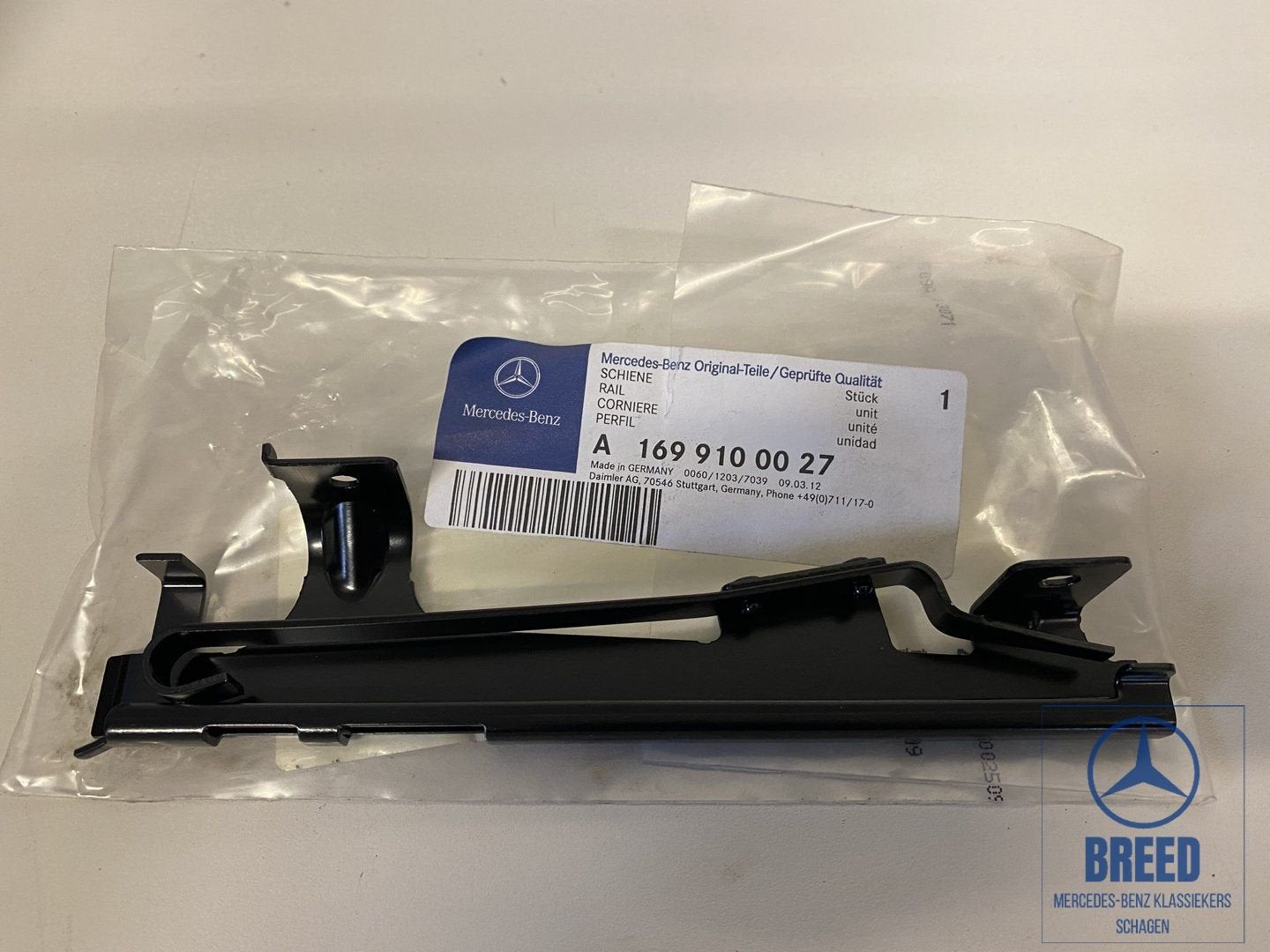 NOS rail rechts opbergbox onder stoel Mercedes-Benz W169 W24, Neuf, -, -, Enlèvement ou Envoi
