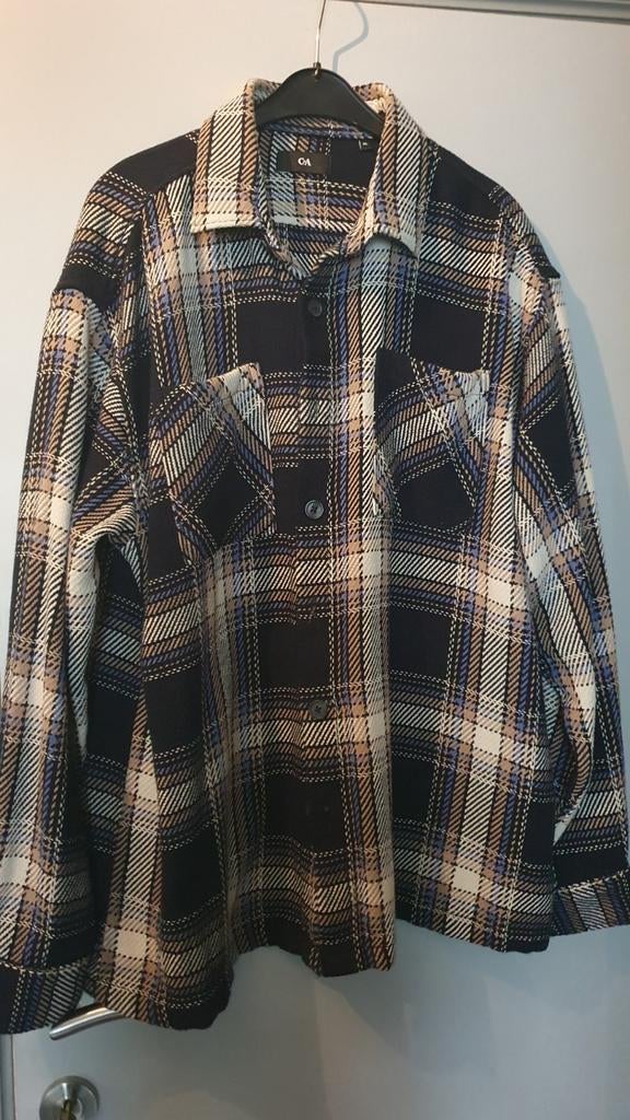 3570 Alken. Partij herenhemden. (Mt XL en geruit hemd XXL), Kleding | Heren, Ophalen