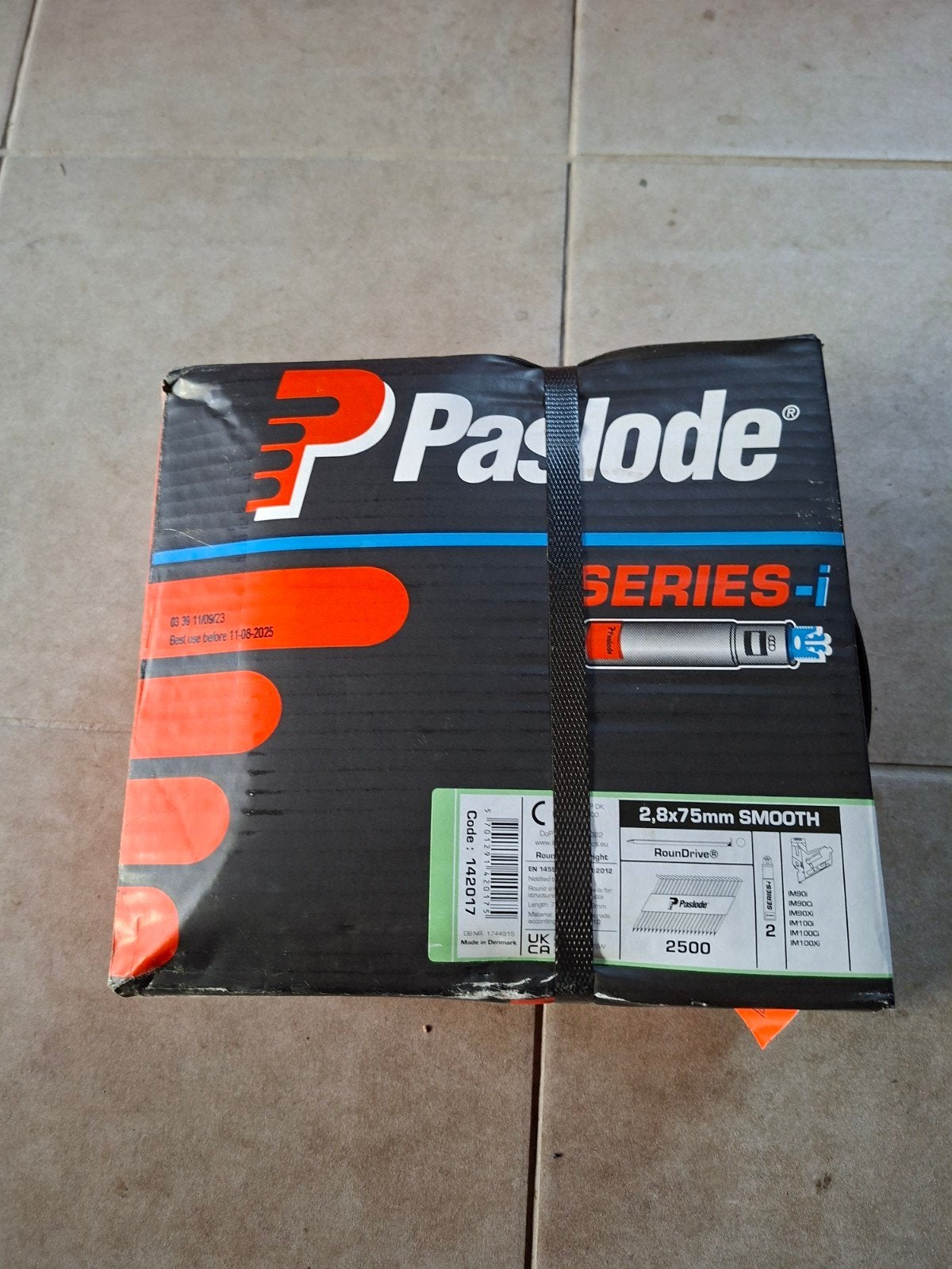paslode series i 2.8x75mm pistoolnagels, Enlèvement