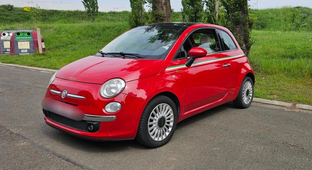 Fiat 500 1.2 benzine 2012 121.000km perfecte staat, Autos, Fiat, Rouge, Achat, Boîte manuelle, Particulier