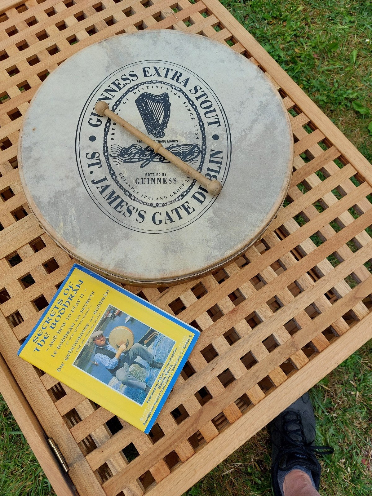 Bodhran tamboerijn, Ophalen, Zo goed als nieuw, Melodische percussie
