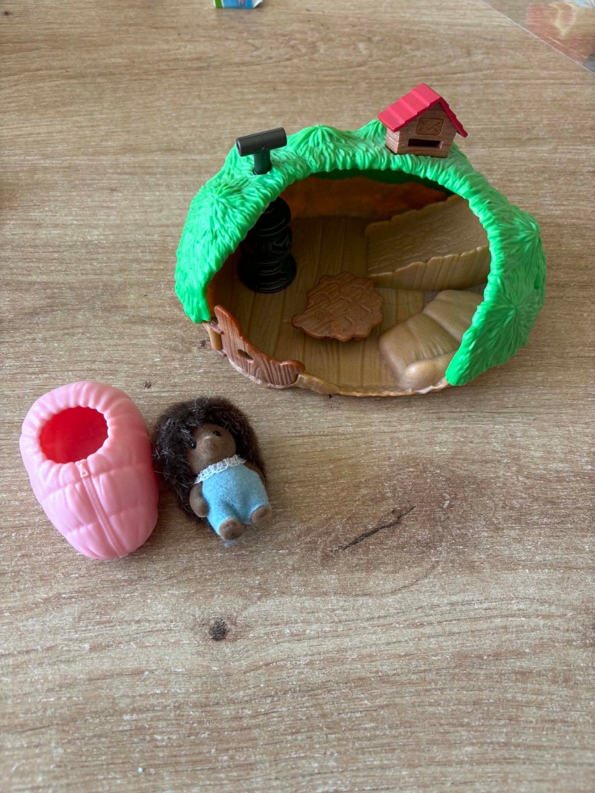 Egelhuis sylvanian familie, Ophalen
