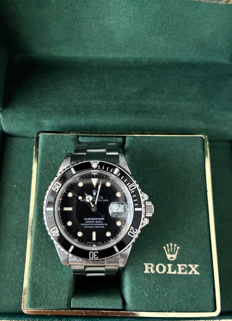 Rolex submariner 16800, Bijoux, Sacs & Beauté, Montres | Hommes, Comme neuf, Rolex, Enlèvement ou Envoi