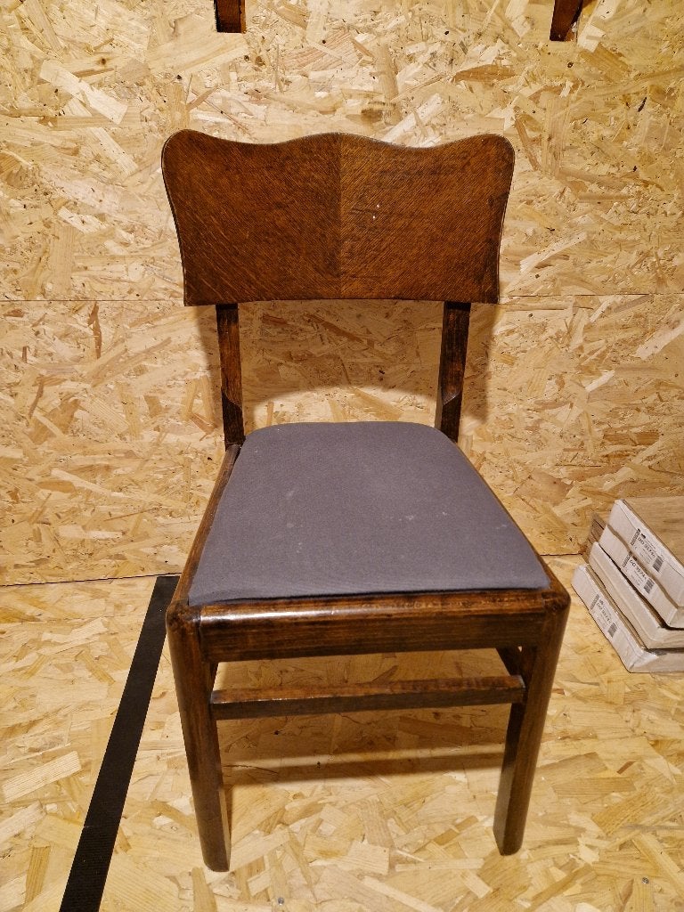 4 stoelen, Huis en Inrichting, Stoelen, Ophalen, Hout, Gebruikt, Vier