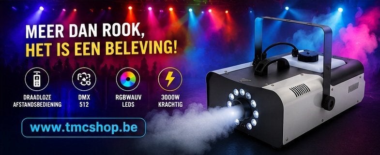 Nouvelle machine à fumée 3000W + Dmx + 9 x 15W RGBWAUV, Musique & Instruments, Enlèvement ou Envoi, Neuf, Micro chant, Sans fil