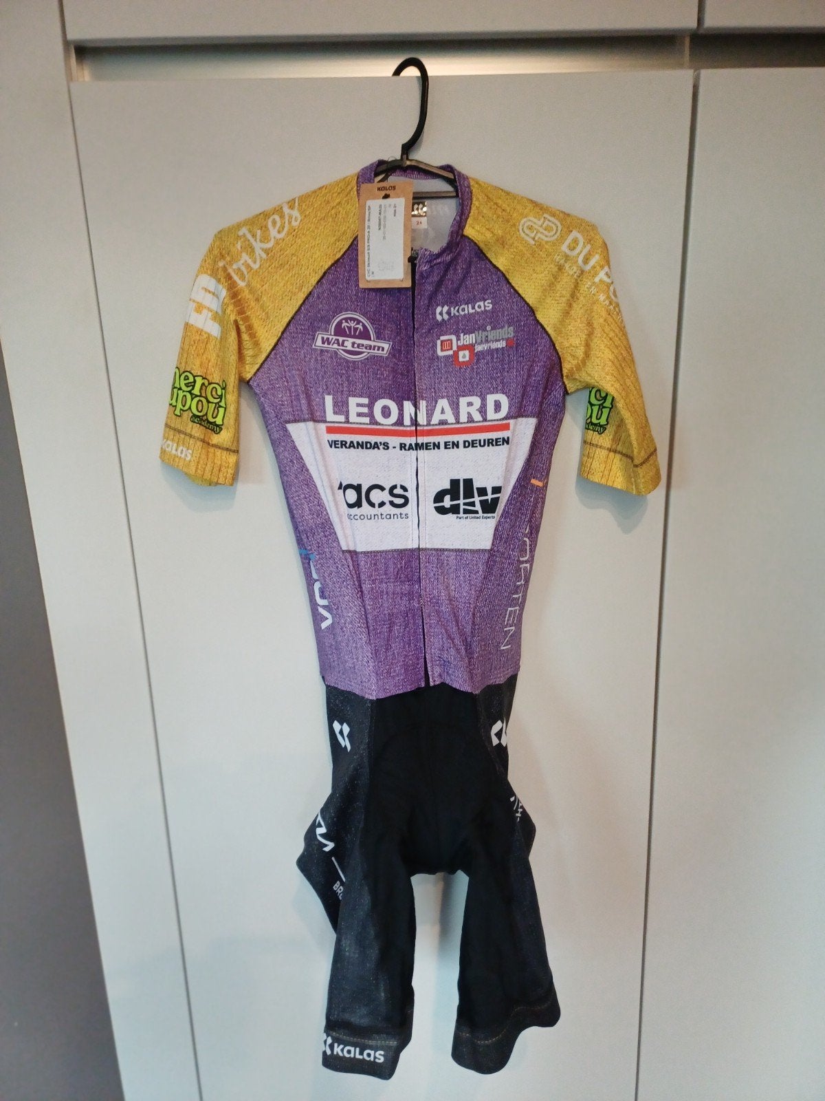 Nieuw aerosuit kalas wac merci poupou maat 2+, maat S, Fietsen en Brommers, S, Heren, Kalas, Nieuw
